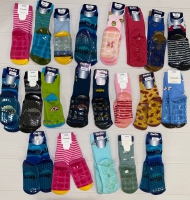 Шкарпетки махрові дитячі звичайні і із стопиками